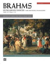 Brahms: Hungarian Dances, Volume 1 - Piano Duet (1 Piano, 4 Hands)