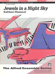 Jewels in a Night Sky - Piano Duo (2 Pianos, 4 Hands)