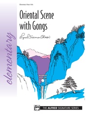 Oriental Scene with Gongs - Piano Solo